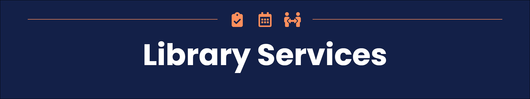 Library Services Banner